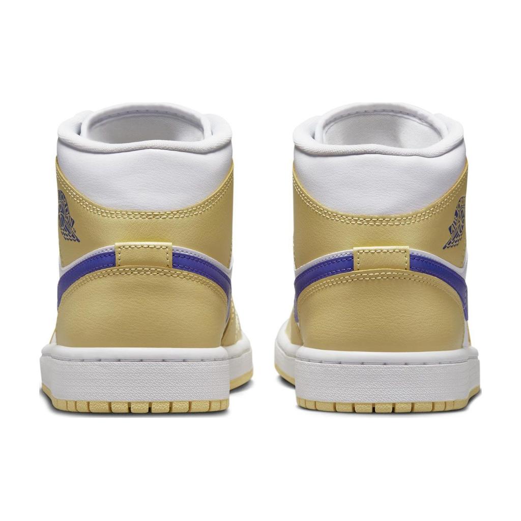 Air Jordan 1 Mid Lemon Wash Damskie Sneakersy Żółty Lapis Biały BQ6472-701