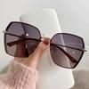 Simple and high-end elegant high-end versatile new sunglasses Xiaoxiangfeng women's fashion anti-ultraviolet travel sunglasses