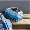 Licensed Volkswagen Volkswagen Camping Van Print Pouch Large Capacity Pen Case 30cm Unisex [Officially Product] (Blue) [Used]