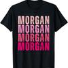 Personalisiertes Namens-T-Shirt Morgan Ich liebe Morgan