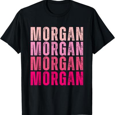 Personalized Name Morgan I Love Morgan T-Shirt
