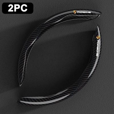 2PCS New Car Steering Wheel Cover Anti-slip Protector Shell For Panamera Cayenne Taycan 911 718 Macan Carrera-GT 928 944