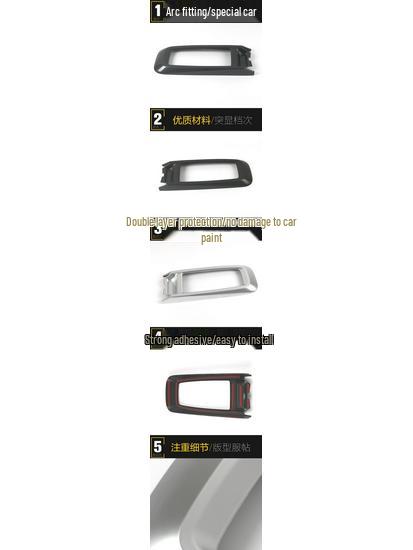 ID.6X Gear Shift Decoration Frame & Center Console Sequins - Car Interior Accessories