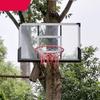Kids Height-Adjustable Foldable Wall-Mounted Basketball Hoop
