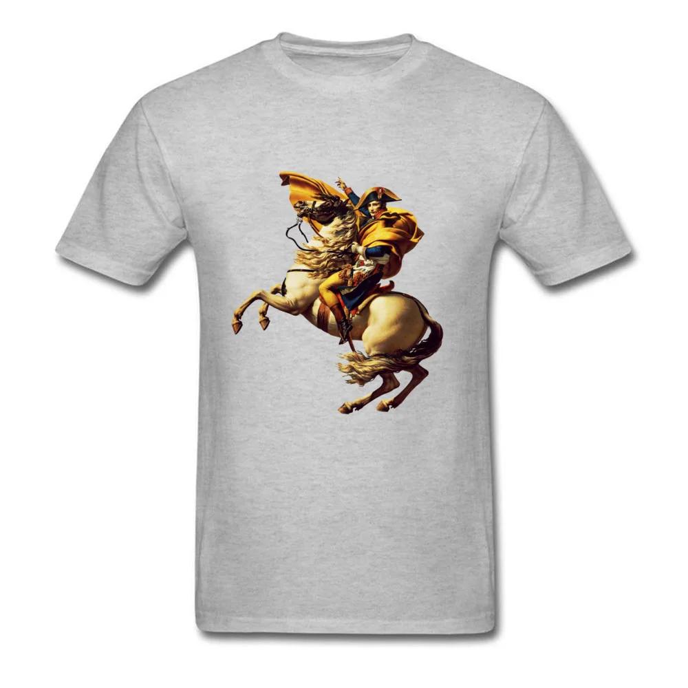Napoleon Bonaparte Ride Horse Portrait TShirt 100 Cotton ONeck Short Sleeve Summer Casual Unisexs Tshirt Size S3XL
