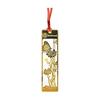 Fantasyon Bookmarks, Four Gentlemen (Plum, Orchid, Bamboo, Chrysanthemum) Hollow Carved Ancient Series, Classical Metal Vintage