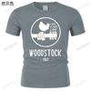 men white cotton tshirt Woodstock 1969 Vintage T shirt men Music short sleeve printed cotton tee size fashion tee-shirt