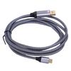 Type C to DisplayPort Cable Fit for MacBook Pro Air Laptop Plug and Play 8K 60Hz USB C to DisplayPort Woven Cord