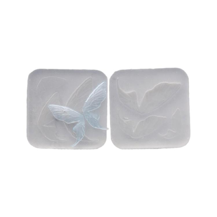 

Ultra Light Clay Mold Butterfly Ear Silicone Mold DIY Handmade Exploy Resin Mold S
