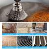 36Pcs Brass Brush Steel Wire Wheels Brushes Drill Rotary Tools Polishing Rotary Tools Metal Rust Removal Brush Set