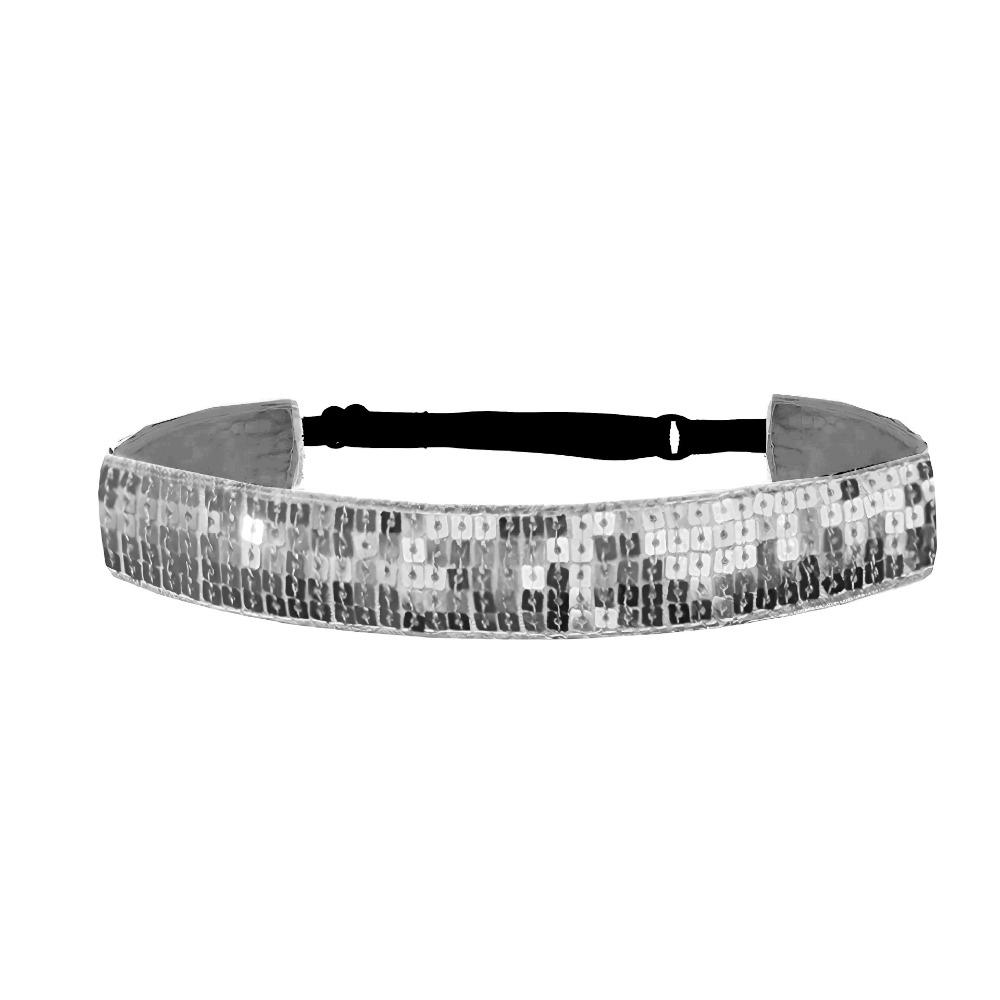 

1 PC. Available in Multiple Colors. Ladies Headband. Sequin Headband. Suitable for Sports and Yoga. Anti-slip. Adjustable. Elas