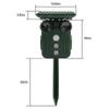 Ultrasonic Solar Deer Repeller 5 Modes Pack of 2