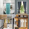 White Tension Curtain Rod Spring Tension Telescoping Curtain Rod Expandable Curtain Rod  Indoor