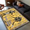 Ancient Egyptian Anubis Rug for HistoryEnthusiastsCultural Art CarpetsEgyptian Home Decor Anti Slip Carpet Can Be Machine Washed