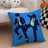 Movie Musical The BBlues BBrothers Cushion Cover Throw Pillow Cover Hidden Button Durable Polyester Chair Cushion