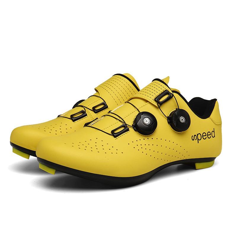 Unisex Cycling Shoes Mountain Road Bike Riding Breathable Hard Sole Nylon Locking Pedal Compatible