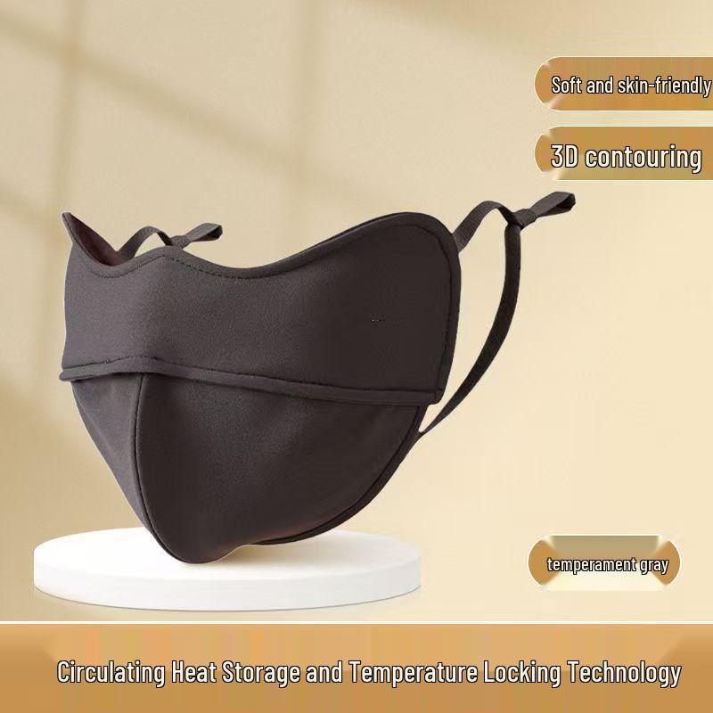 5D Fischgrätenmaske: Luxuriös, Winddicht, Augenschützend, Schlankes Design für Herbst/Winter