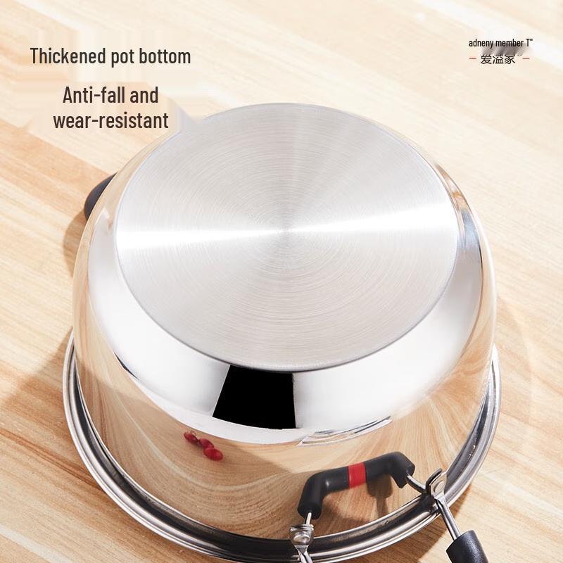 Adneny Zweilagiger Edelstahl-Dampfkochtopf