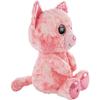 Peluche - nici - glubschis dreamie 45 cm - chats grands yeux paillet - noir et rose