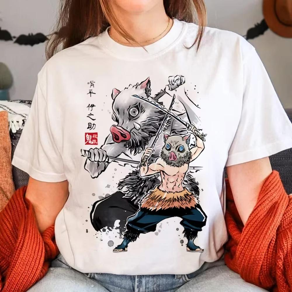 2025 Muichiro Tokito Tshirt Women Harajuku Summer Manga T-shirts Female Manga Japanese Anime Clothes Y2k Top  New