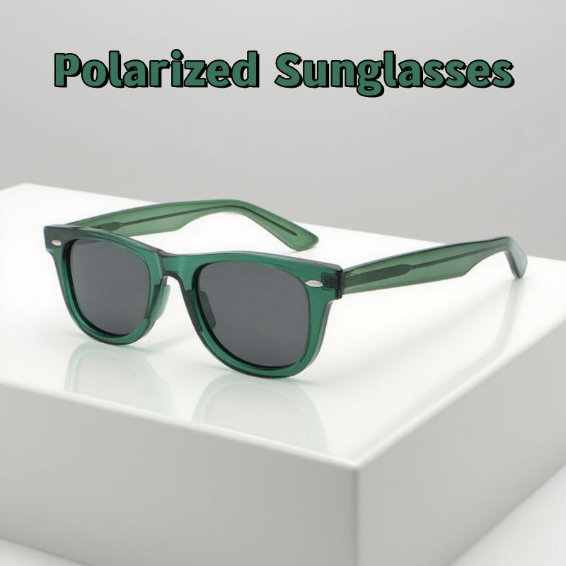 Classic Polarized Sunglasses Men'S And Women'S Fashionable High-End Square Frame Anti Uv Glasses Uv400 Shades Eyewear