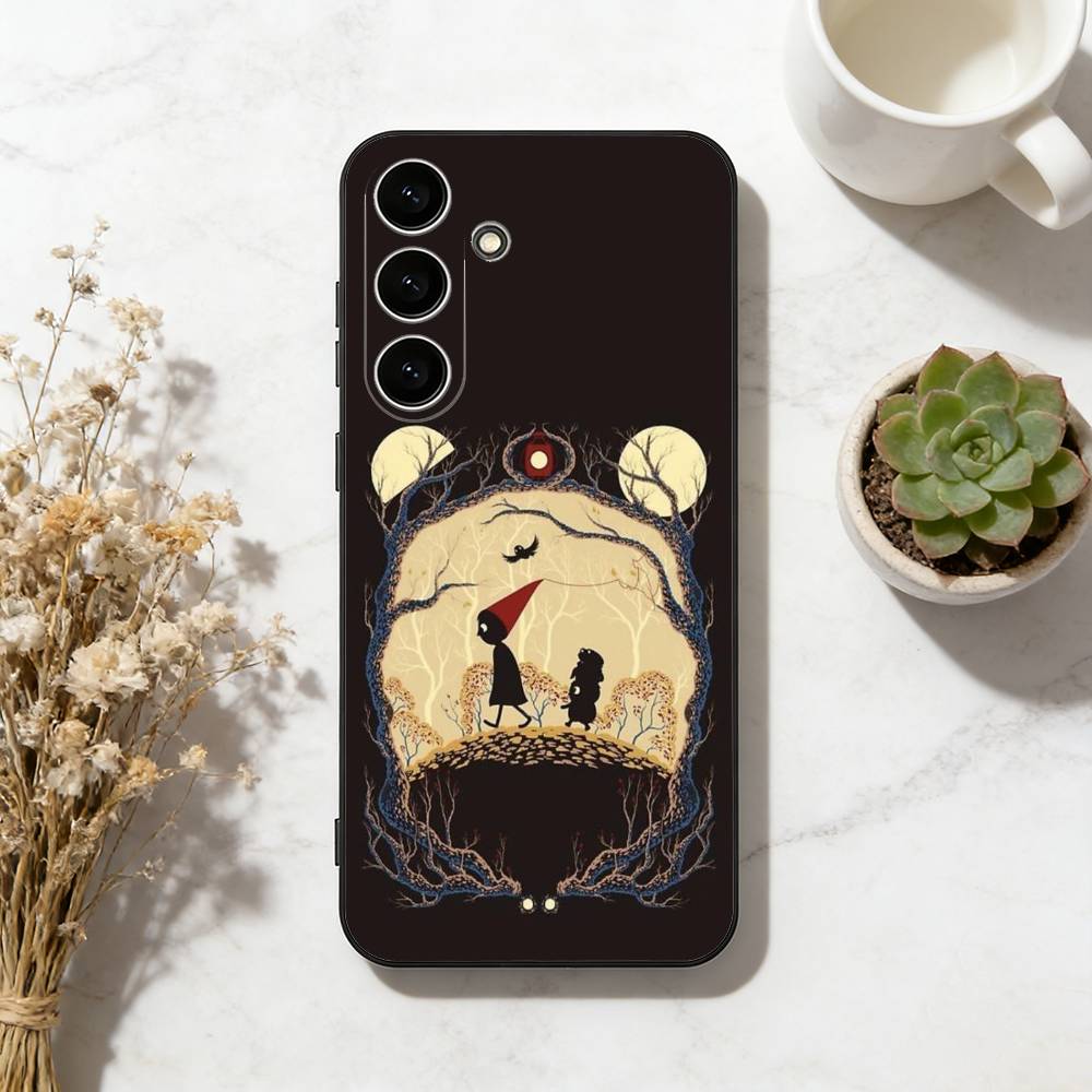 

O-Over the G-Garden W-Wall Dark Fairy Tale Phone Case For Samsung Galaxy A73,A72,A71,A70,A53,A52,A51,Others Soft Black Cover Samsung a21