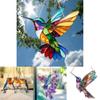 Niedliche Vogel Acryl Wanddekoration für Wohnzimmer und Garten Festliche Deko Geschenk