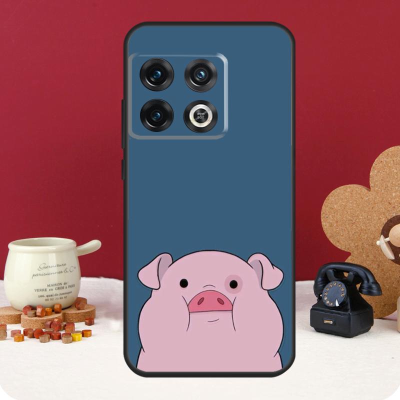 Cartoon Pig Cover For OnePlus Nord CE 2 3 4 Lite N10 N20 N30 OnePlus 13 12 11 10 Pro 10T 8T 12R 13R Case