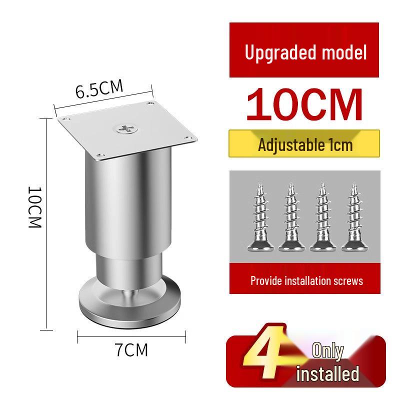 

Регулируемые мебельные ножки из нержавеющей стали для дивана, журнального столика, тумбы под телевизор, шкафа и подставки для увеличения высоты кровати