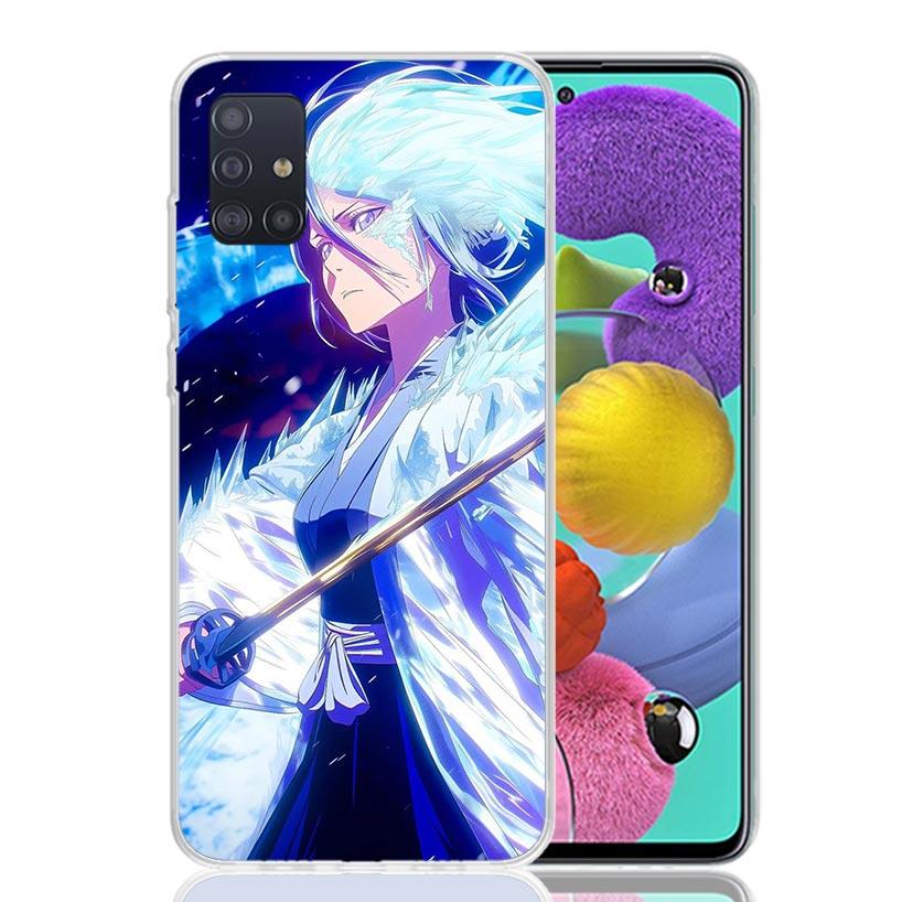 Bleach Kuchiki Rukia Phone Case For Samsung Galaxy A52 A32 A22 A12 A02S A50S A30S A51 A31 AA71 Note 20 Ultra 10 S10 Plus Galaxy
