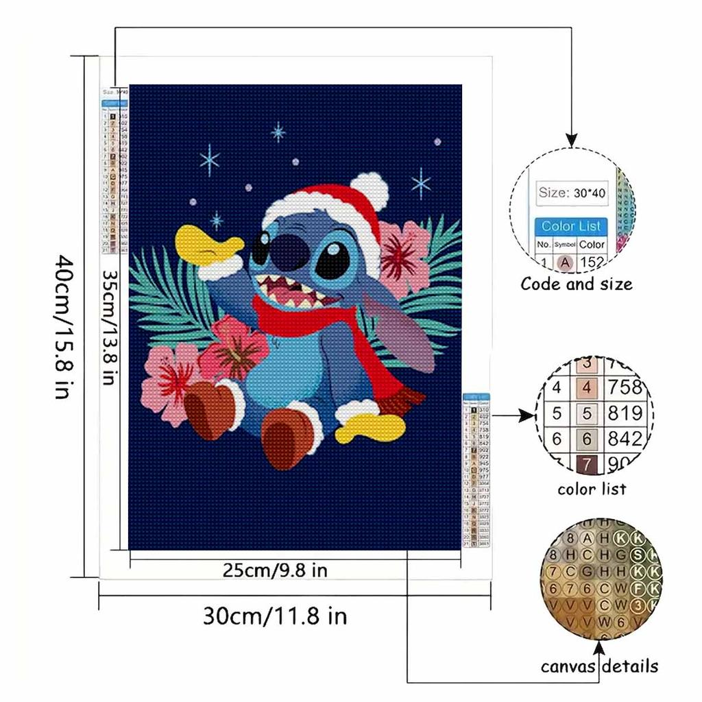 DIY Diamond Painting Stitch Wearing A Hat Cross Stitch Kit Mosaic Art Diamond Painting Full Circle Diamond Home Decoration