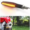 YD 12 LED Amber Flexible Scooter Lighting System Yellow Turn Signal Indicator Lights for Motorcycle Lights