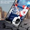 Glass Case For Xiaomi Poco X3 NFC 11 Lite 11T F3 M3 For Redmi Note 11 10 9 8 Pro 10S 9S 9A 9C Phone Cover Cartoon Christmas