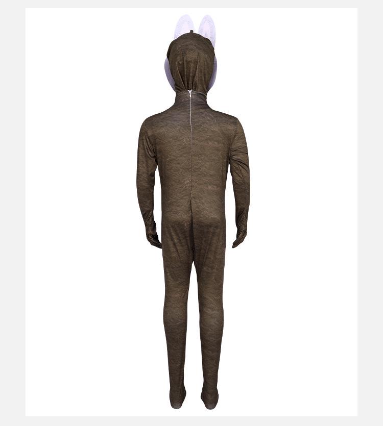 Set Costum Cosplay Labubu Halloween