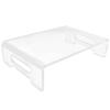 Monitorständer Acryl Transparent Langlebig Multifunktional Augenschutz Schreibtischständer für Schule