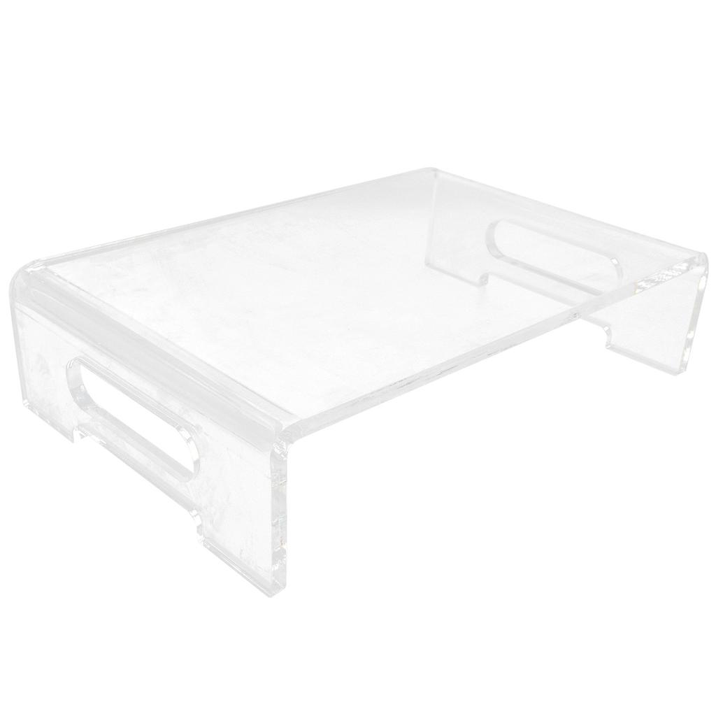 Monitorständer Acryl Transparent Langlebig Multifunktional Augenschutz Schreibtischständer für Schule