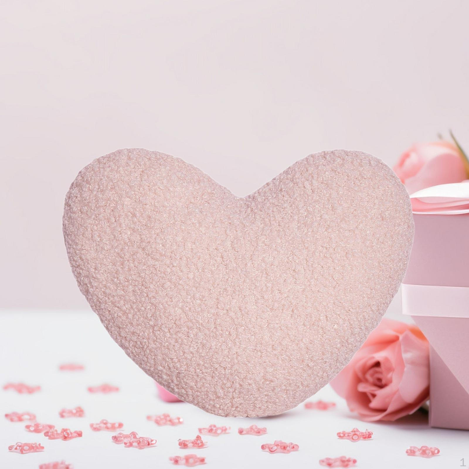 

Подушка в форме сердца для украшения интерьера, аксессуар для спальни, идеальное место для праздников розовый