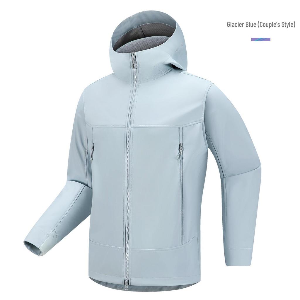 KLS Leichte Softshell-Bergsteigerjacke für den Außenbereich - Winddicht und Wasserdicht