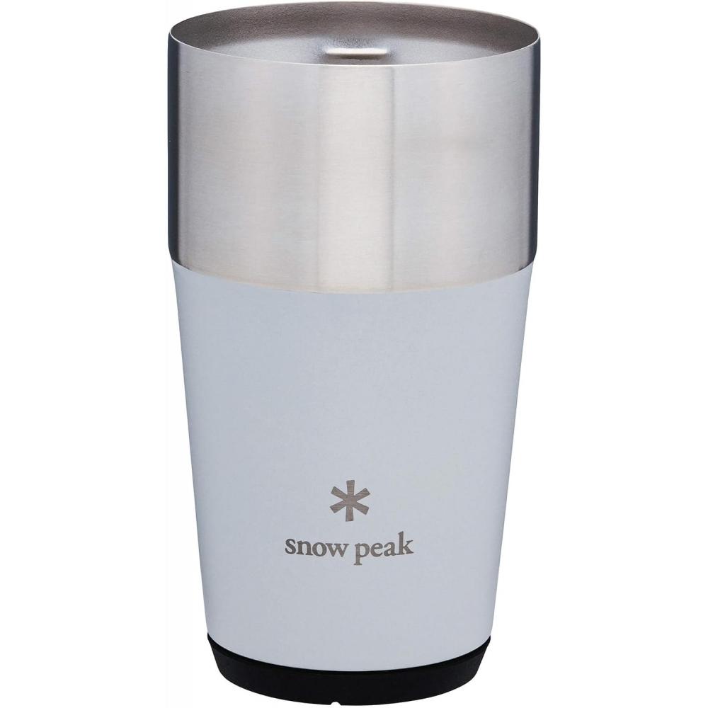 Snowpeak Vacuum Insulated Hot Cold Stainless Tumbler Light Gray 470 470ml