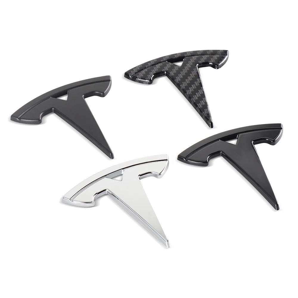 Naklejka na Samochód 2025 Nowa Tesla ABS Naklejka na Środkową Odznakę Kierownicy Samochodowej Wnętrze Dekoracja Samochodowa Naklejka Dla Tesla Model 3 Model S