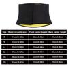 Sports Fitness Waist Support Belt Sweat Waist Trimmer Belt Neoprene Workout Shaping Yoga Body Slimming Band