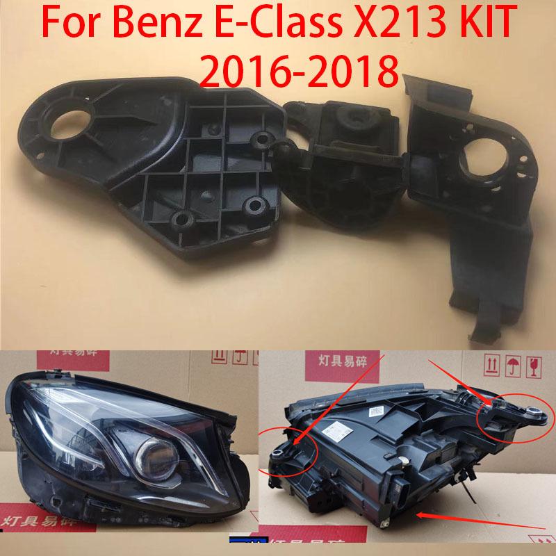 For Mercedes-Benz E-Class W213 X213 E200 E260 E300L Headlight Kit Bracket Car Headlight Protection Ring Upper Tab Repair