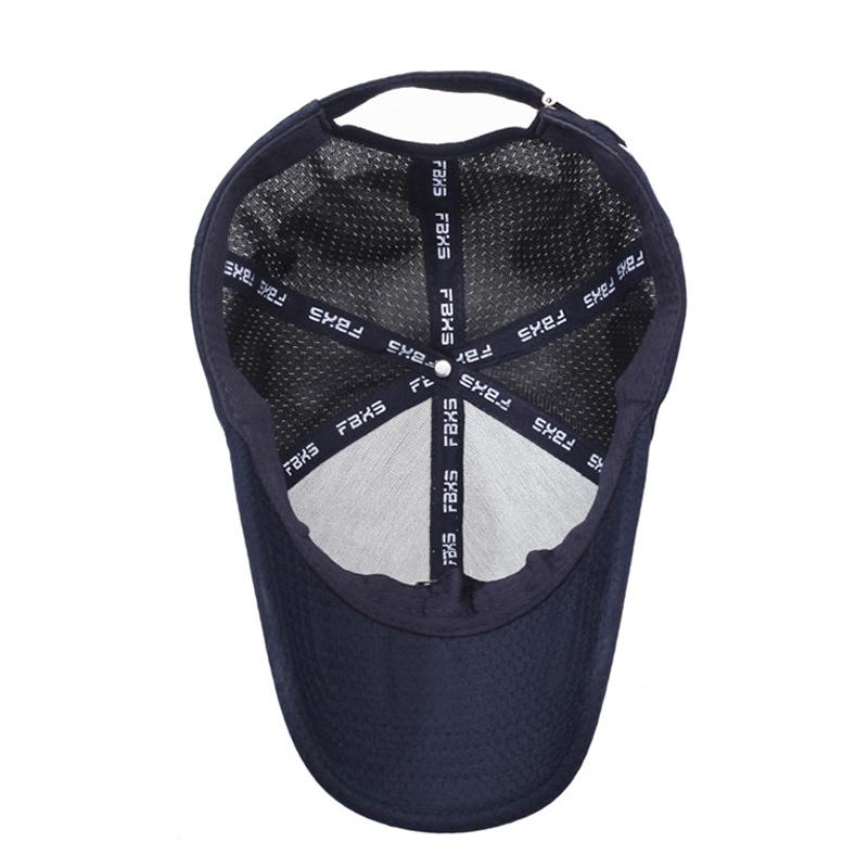 Middle-Aged Men's Cap Summer Breathable Baseball Cap Outdoor Sun Protection Mesh Cap