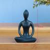 1pc Creative Meditation Yoga Pose Statue Figurine Ornaments Yoga Figure Decor Ornament Home Studio Decor