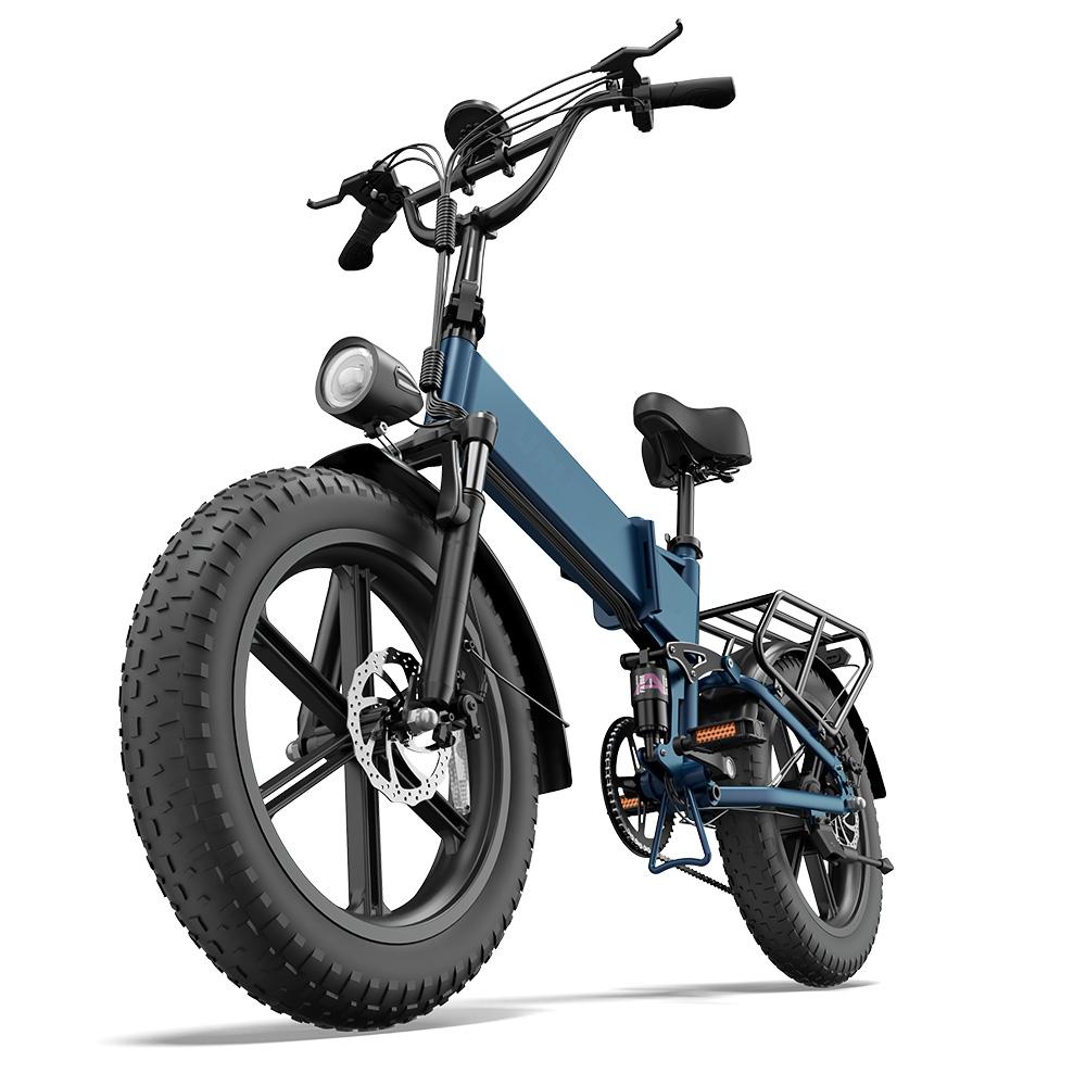 Electric Bicycle Foldable Urlife T5 20" Tire 750W Motor City Electric Bike For Adult 7 Speed Dual Disc Brakes 48V 13AH Max Load 120Kg