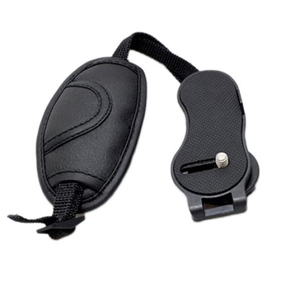 Universal Durable Camera Hand Grip Faux Leather Oval Wrist Band for SLR/DSLR