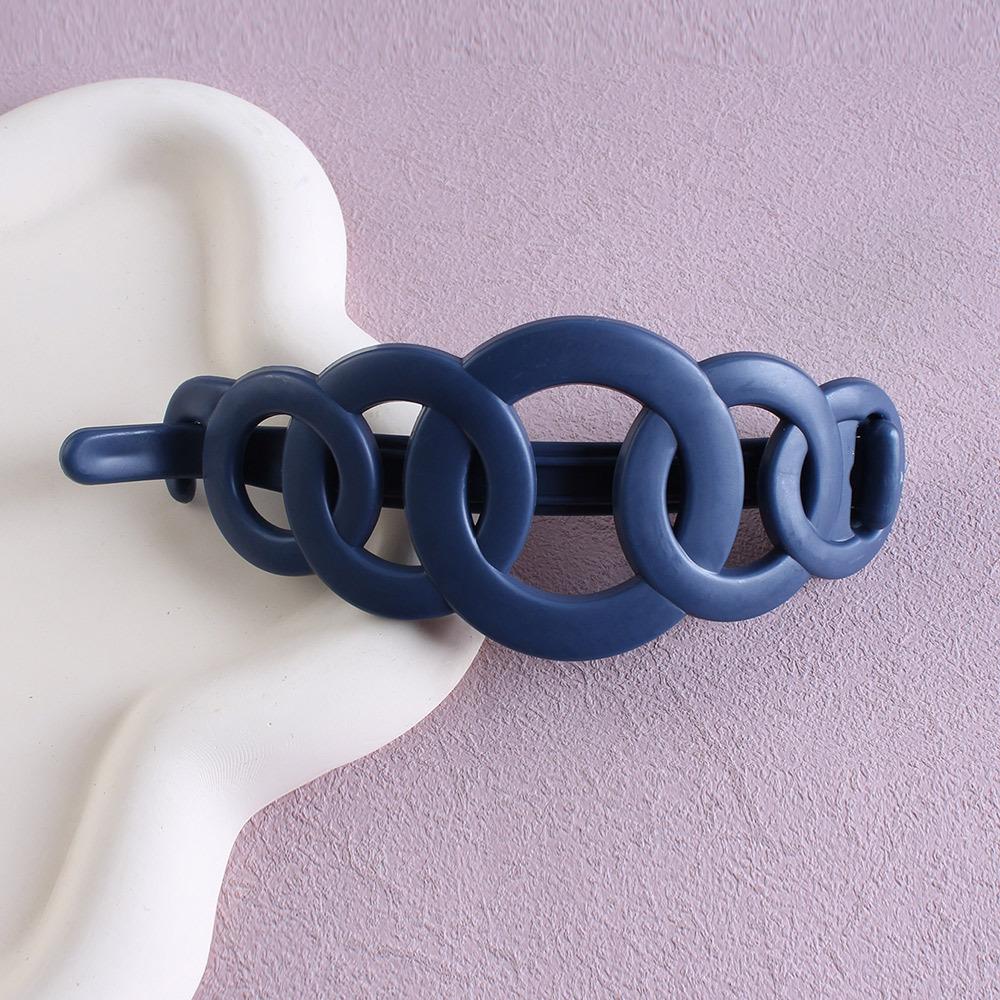 

Fashion Hair Clip for Women, Back of Head Banana Clip, Vertical Clip, High-end Twist Clip, Elegant Ponytail Clip темно-синього кольору