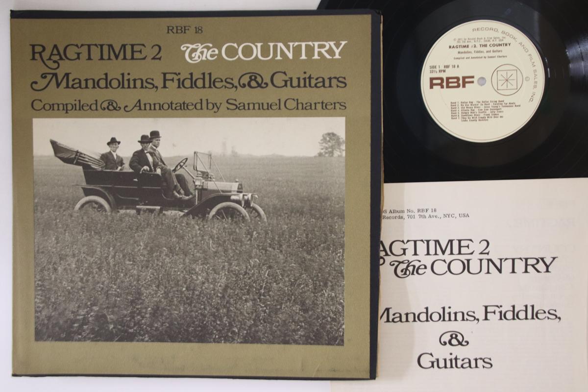 

LP Record VARIOUS - Ragtime 2: The Country RBF18 RBF 1971 US Jazz Used