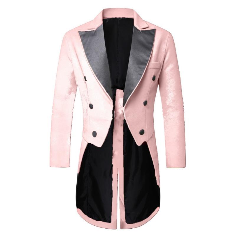 Mens Velvet Tailcoat Tuxedo Jacket