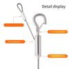 Picture Hanging Rope Set with Adjustable Barrels, 4 Metal Art Display Lines, Wall Mount Plates and Screws for Indoor Gallery Display